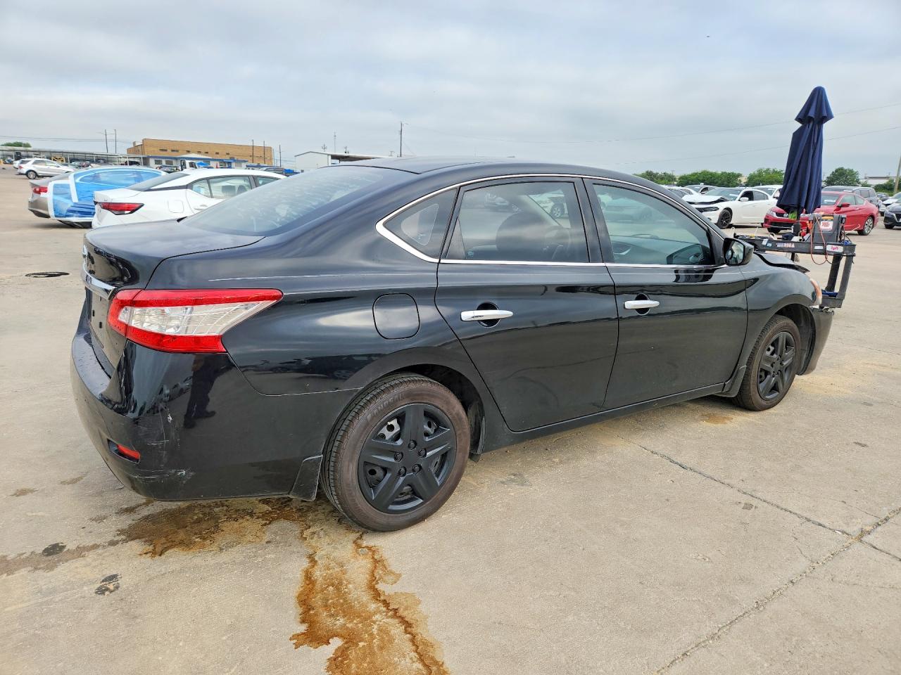 2015 Nissan Sentra S Black vin: 3N1AB7AP0FY360650