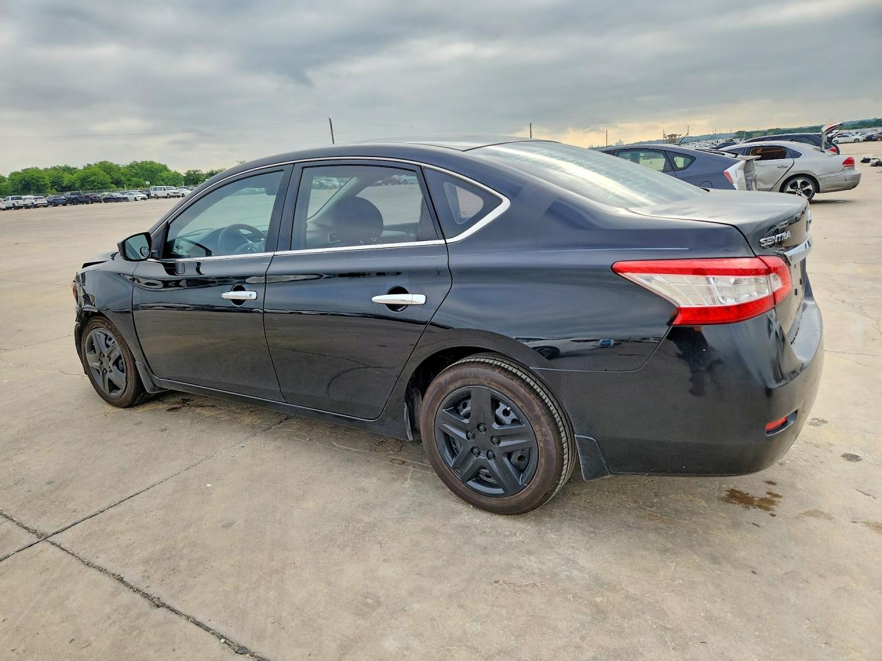 2015 Nissan Sentra S Black vin: 3N1AB7AP0FY360650