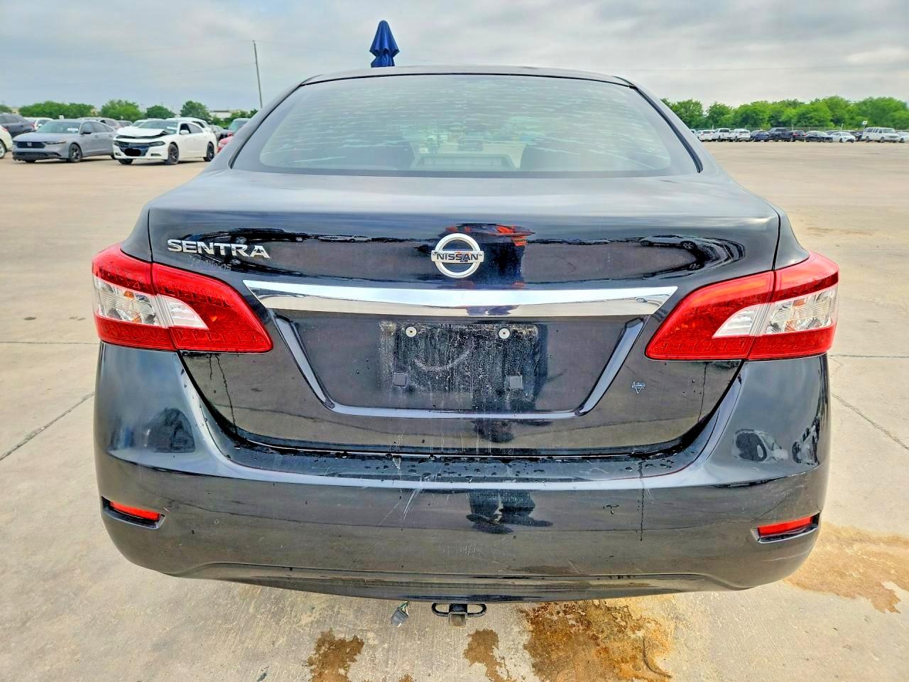2015 Nissan Sentra S Black vin: 3N1AB7AP0FY360650