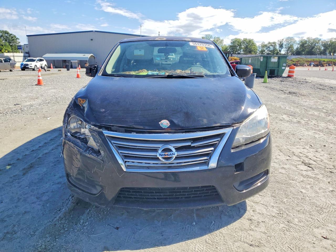 2015 Nissan Sentra S Black vin: 3N1AB7AP0FY365959