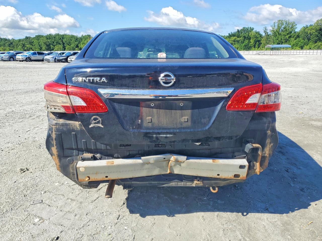 2015 Nissan Sentra S Black vin: 3N1AB7AP0FY365959