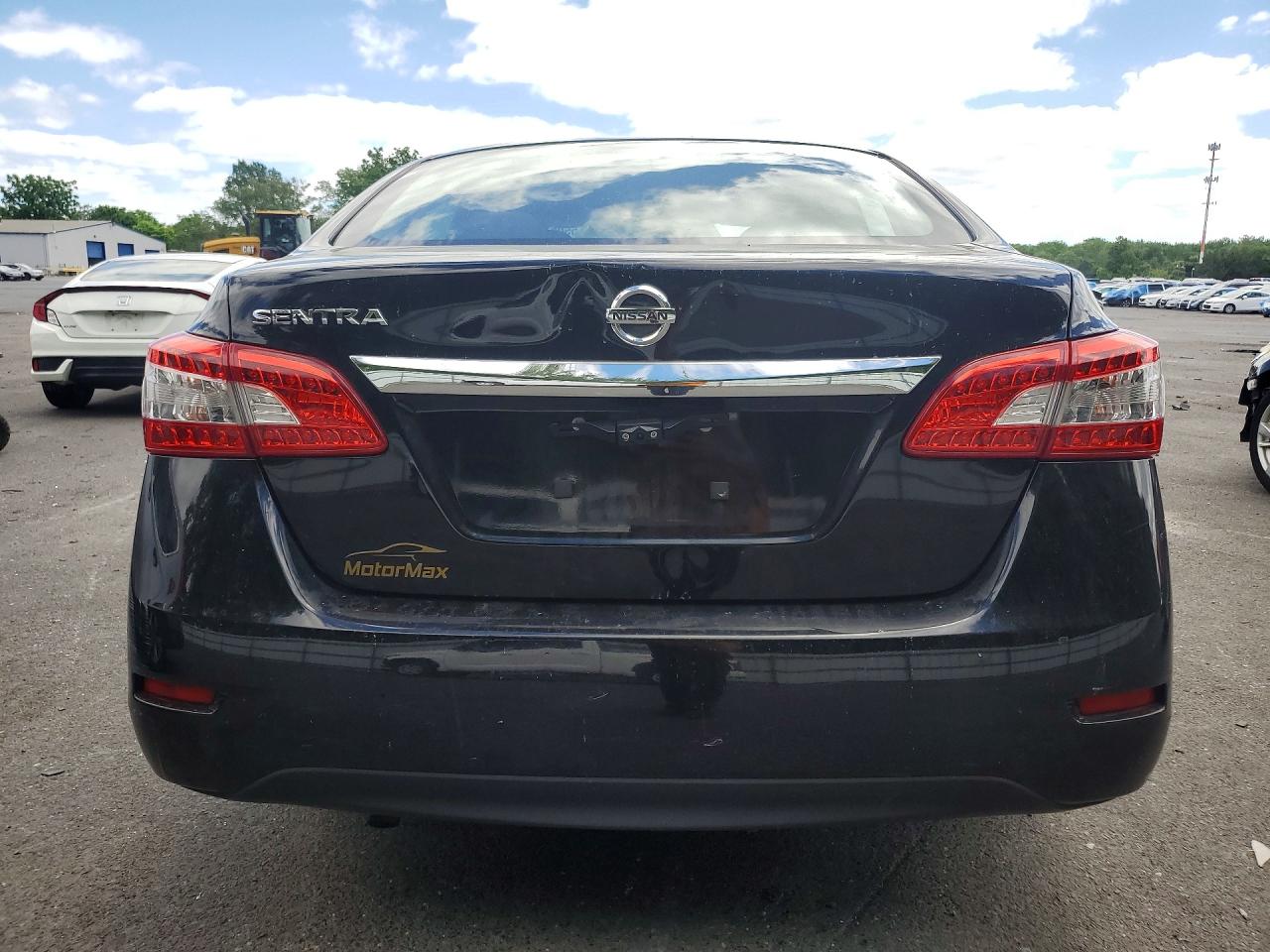 2015 Nissan Sentra S Black vin: 3N1AB7AP0FY367906