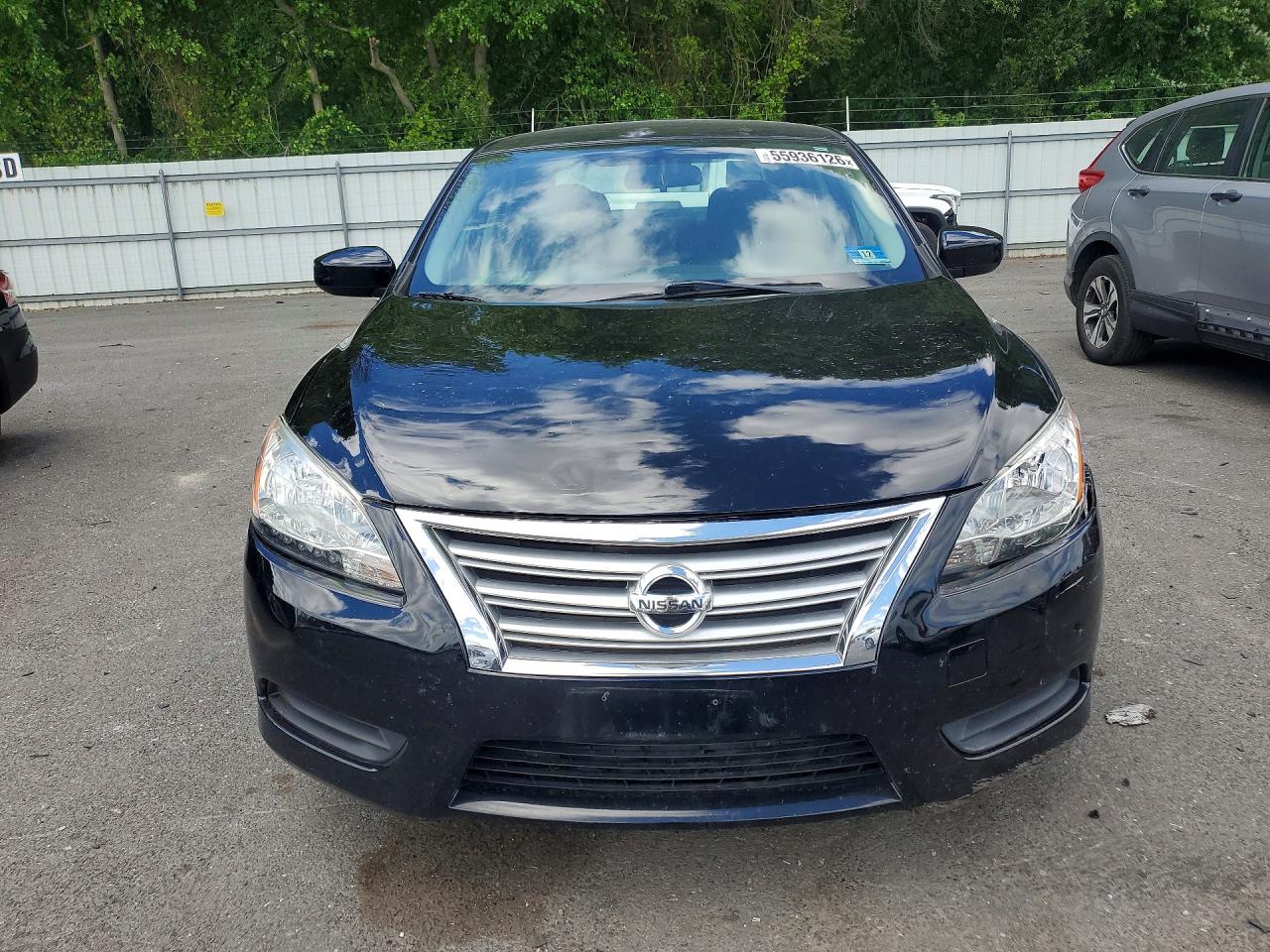 2015 Nissan Sentra S Black vin: 3N1AB7AP0FY367906