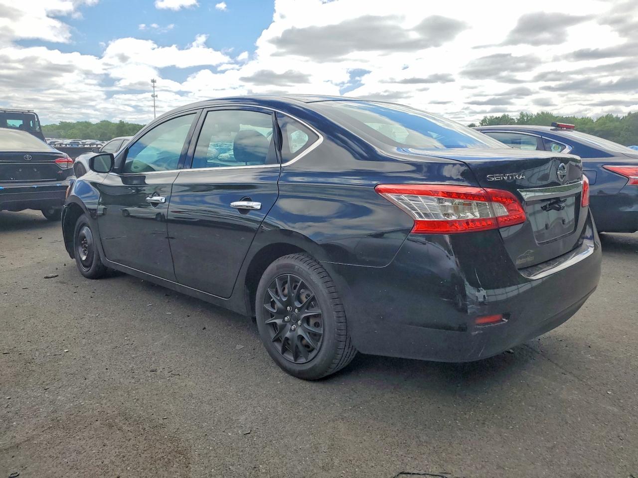 2015 Nissan Sentra S Black vin: 3N1AB7AP0FY367906