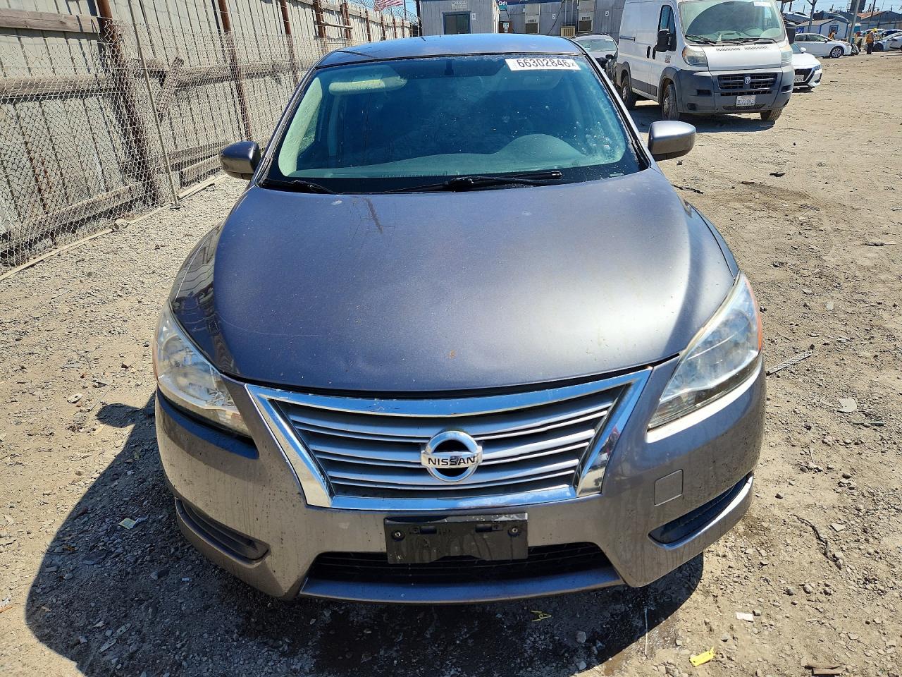 2015 Nissan Sentra S Gray vin: 3N1AB7AP0FY371275