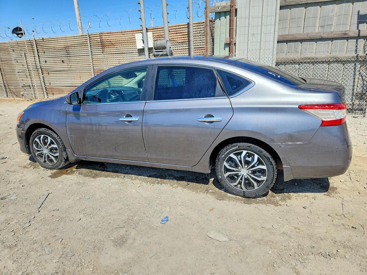 2015 Nissan Sentra S Gray vin: 3N1AB7AP0FY371275