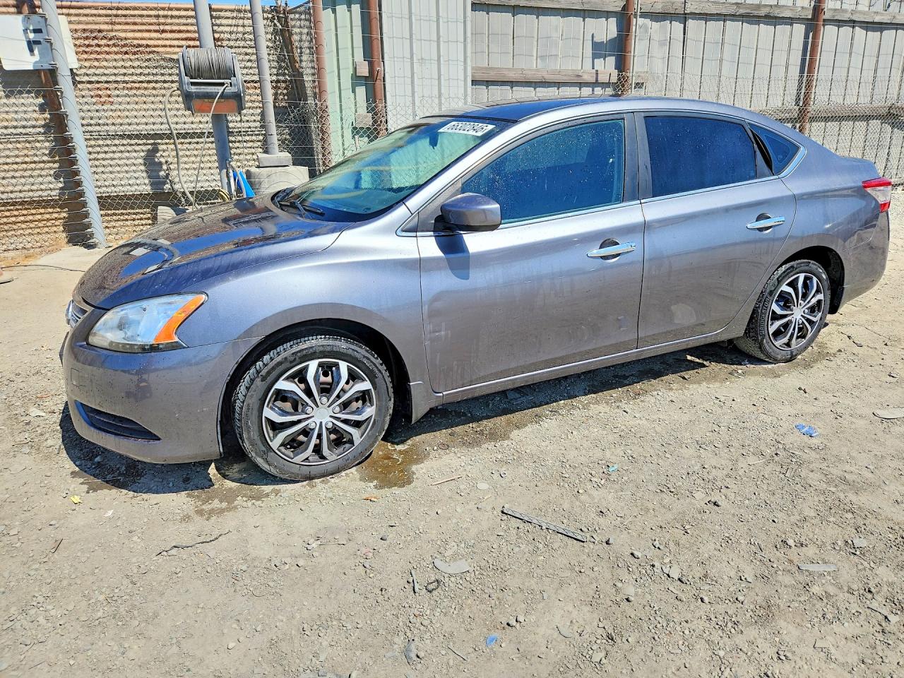 2015 Nissan Sentra S Gray vin: 3N1AB7AP0FY371275