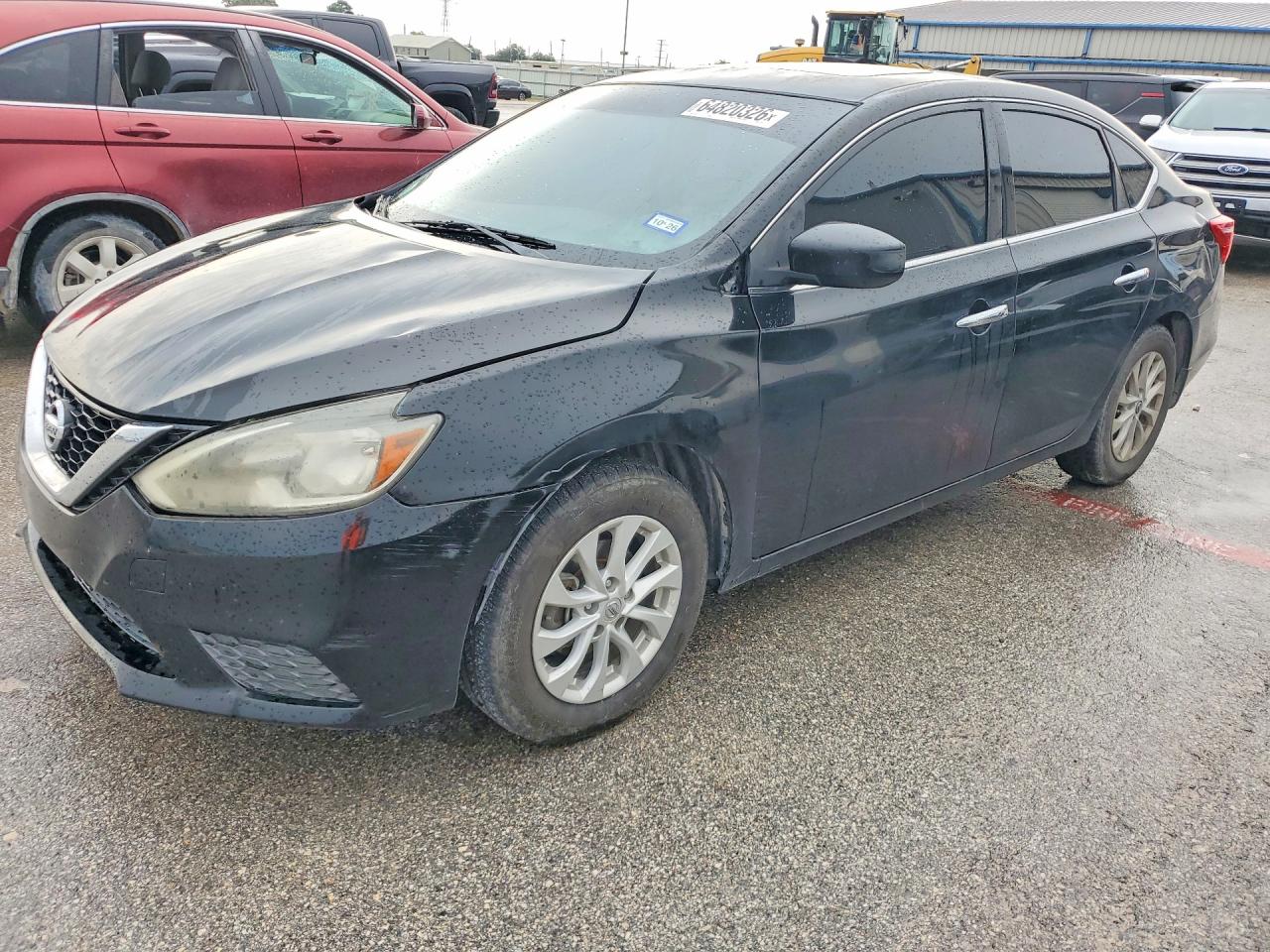 2016 Nissan Sentra Sv Black vin: 3N1AB7AP0GY272215