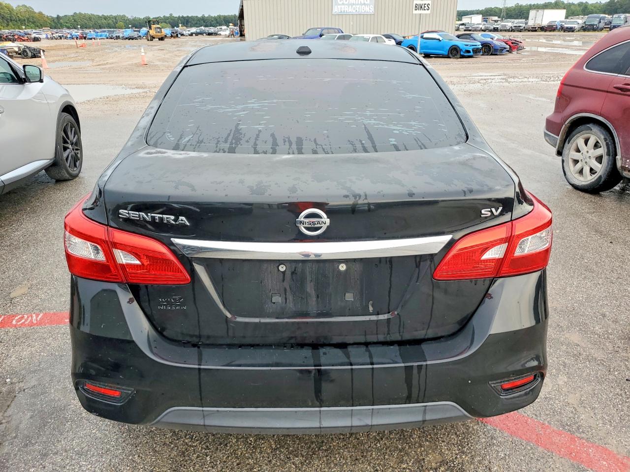 2016 Nissan Sentra Sv Black vin: 3N1AB7AP0GY272215