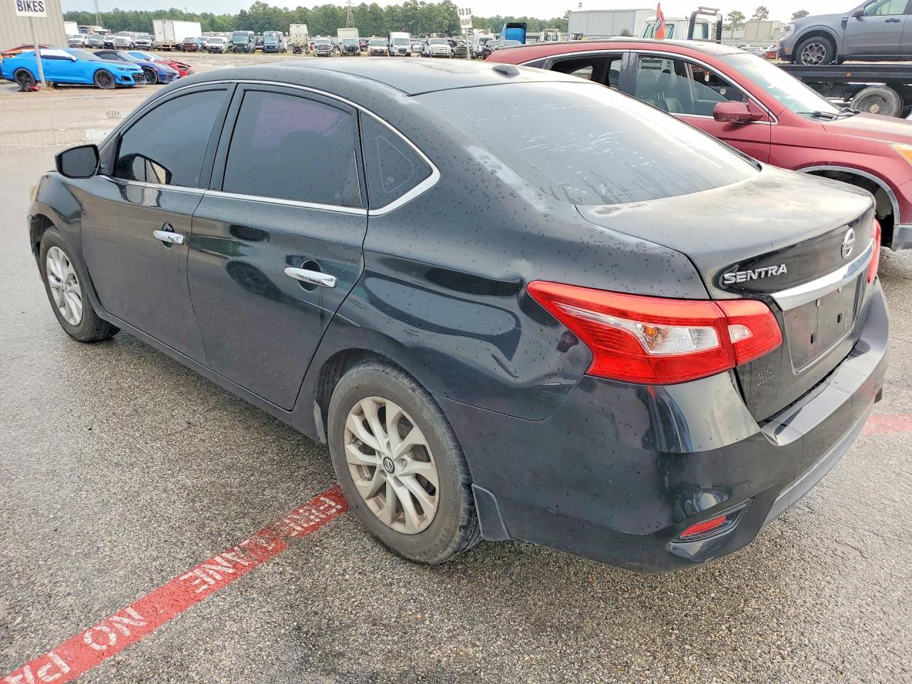 2016 Nissan Sentra Sv Black vin: 3N1AB7AP0GY272215
