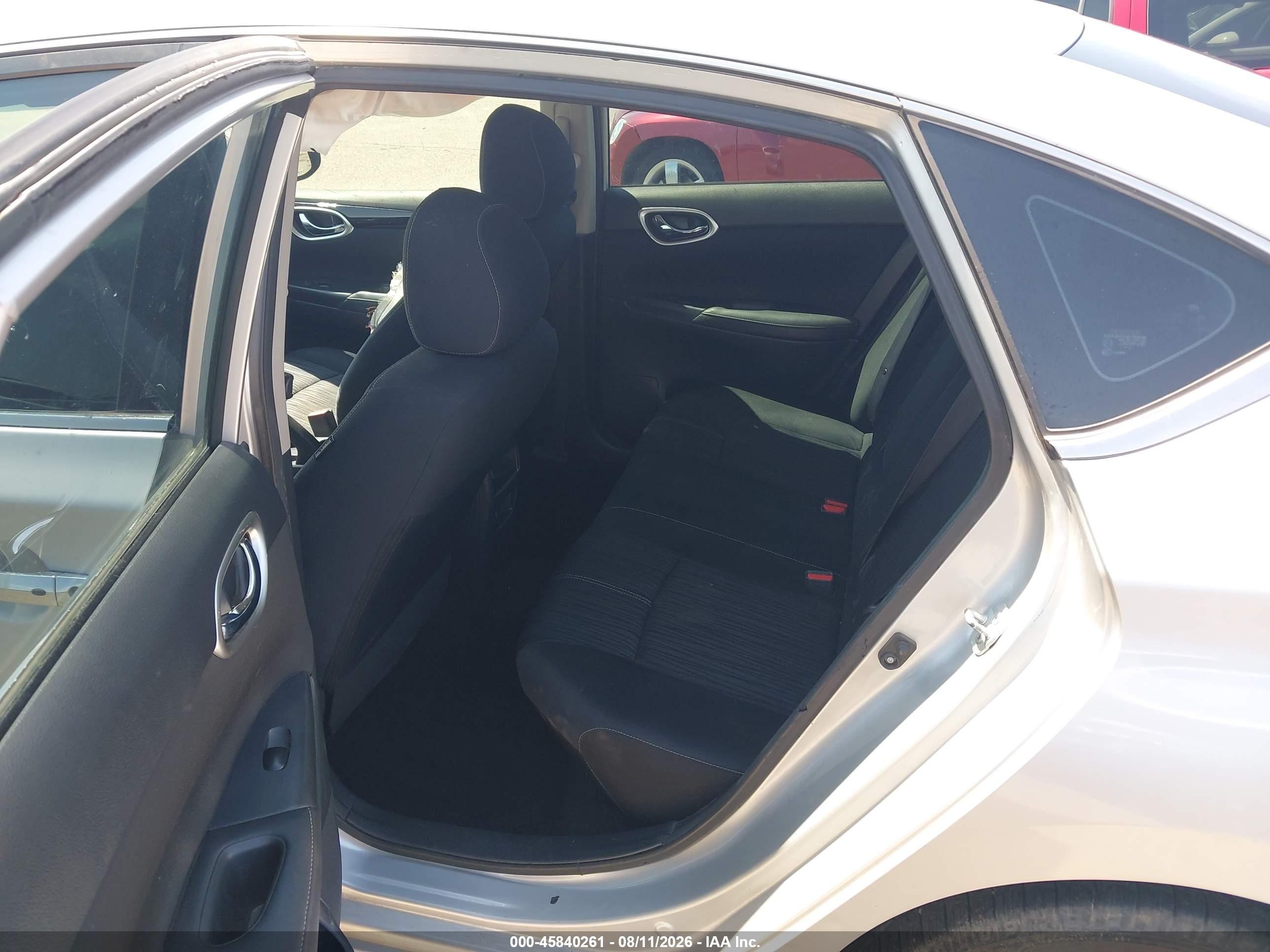 2016 Nissan Sentra Sv Серебряный vin: 3N1AB7AP0GY289161