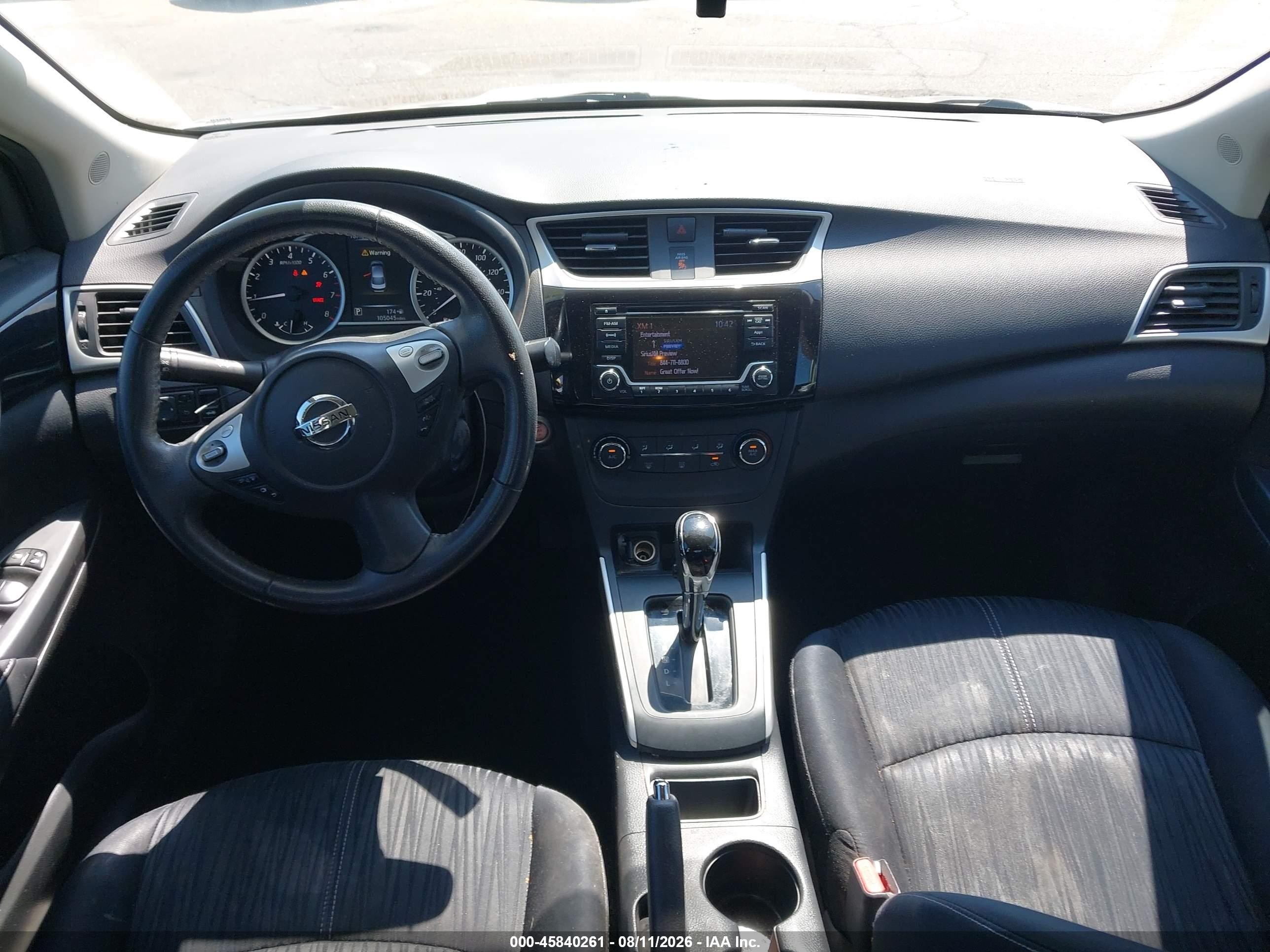 2016 Nissan Sentra Sv Серебряный vin: 3N1AB7AP0GY289161