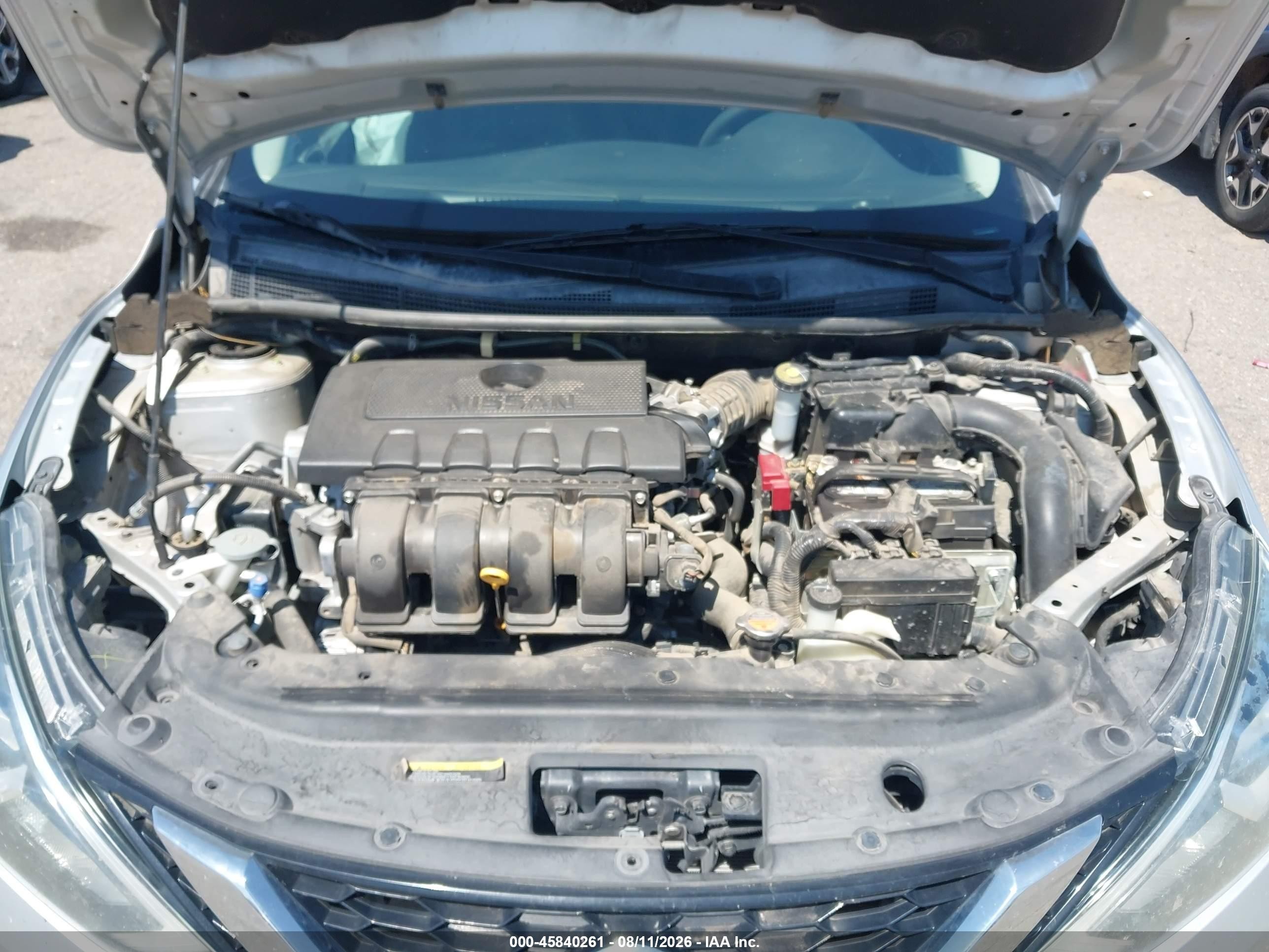 2016 Nissan Sentra Sv Серебряный vin: 3N1AB7AP0GY289161