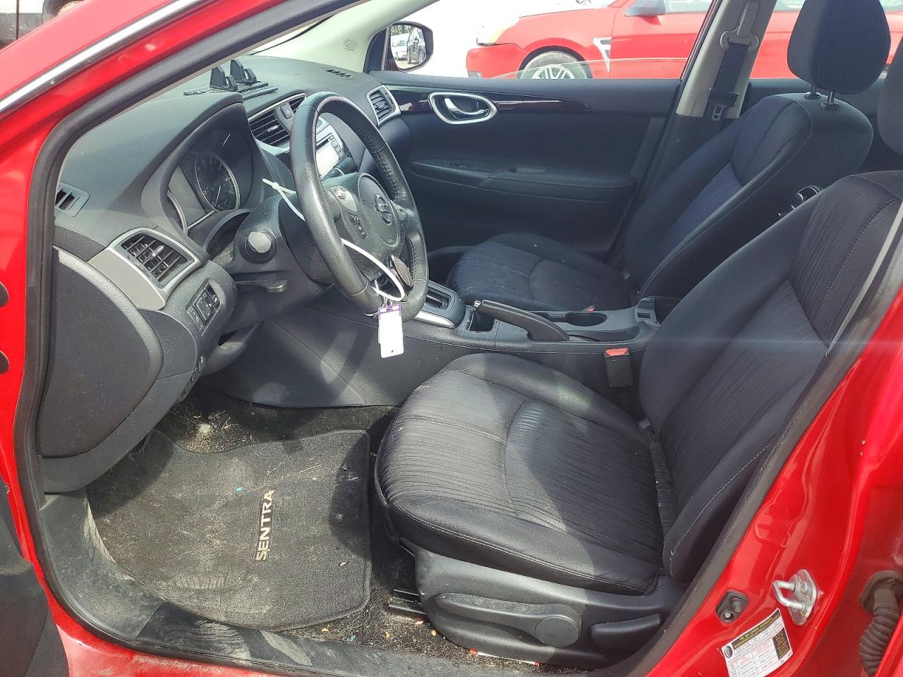 2017 Nissan Sentra Sv Red vin: 3N1AB7AP0HL642383