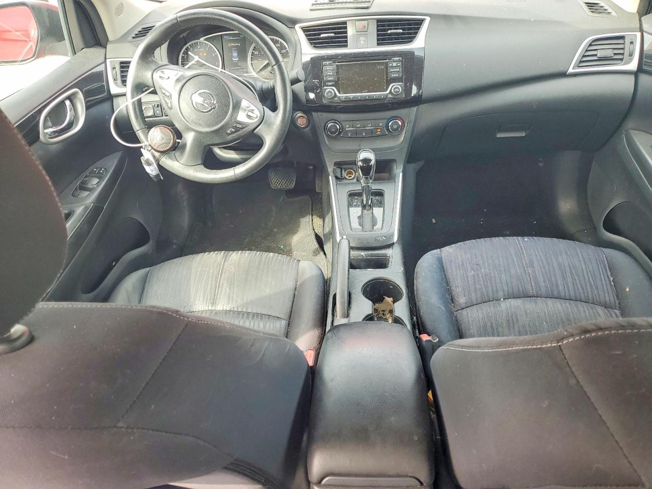 2017 Nissan Sentra Sv Red vin: 3N1AB7AP0HL642383