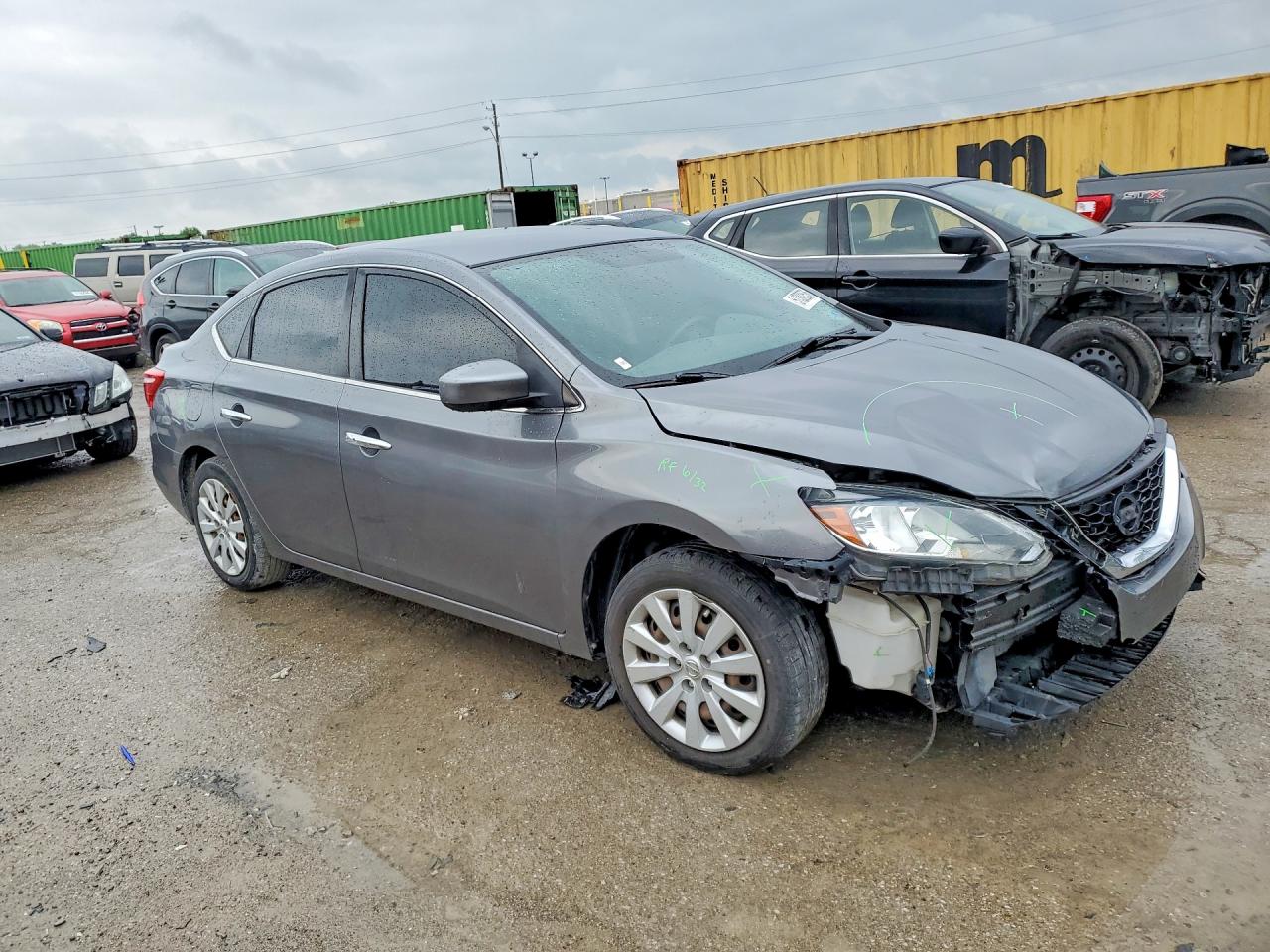 2017 Nissan Sentra Sv Silver vin: 3N1AB7AP0HL644201