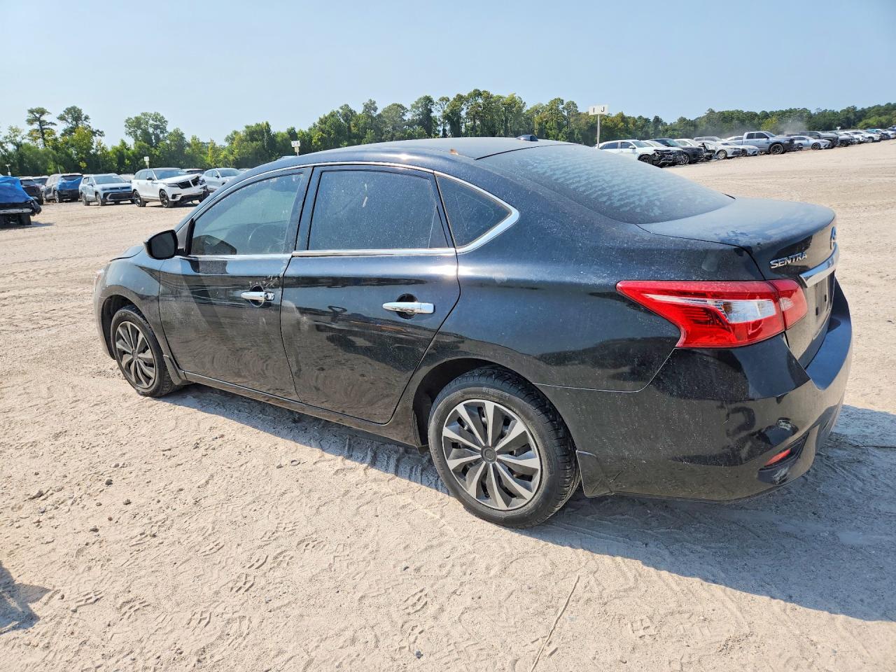 2017 Nissan Sentra Sv Black vin: 3N1AB7AP0HL671446