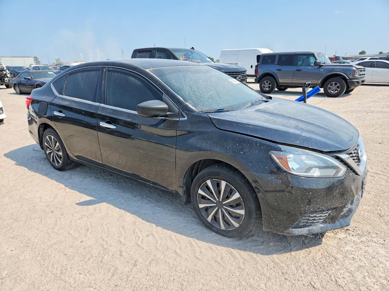 2017 Nissan Sentra Sv Black vin: 3N1AB7AP0HL671446