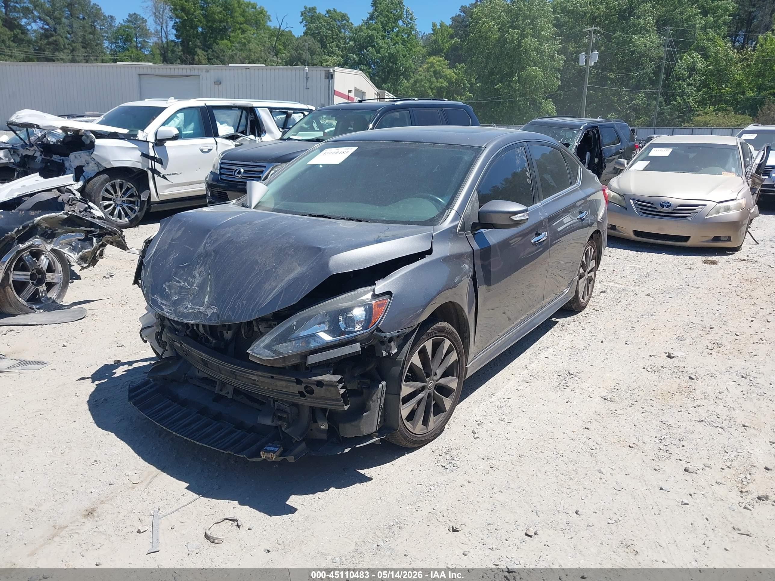 2017 Nissan Sentra Sr Black vin: 3N1AB7AP0HY233044