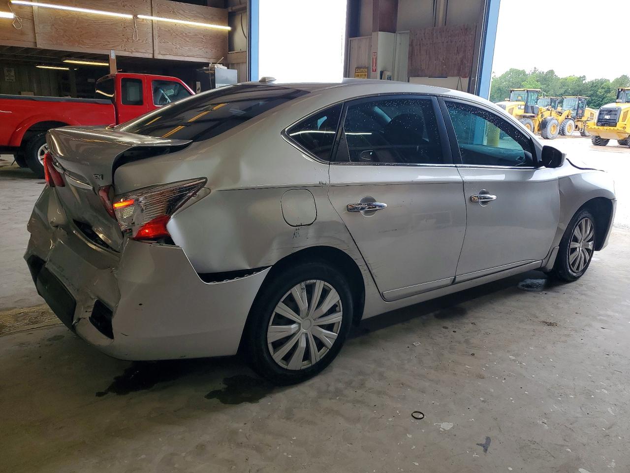 2017 Nissan Sentra Sv Silver vin: 3N1AB7AP0HY288545