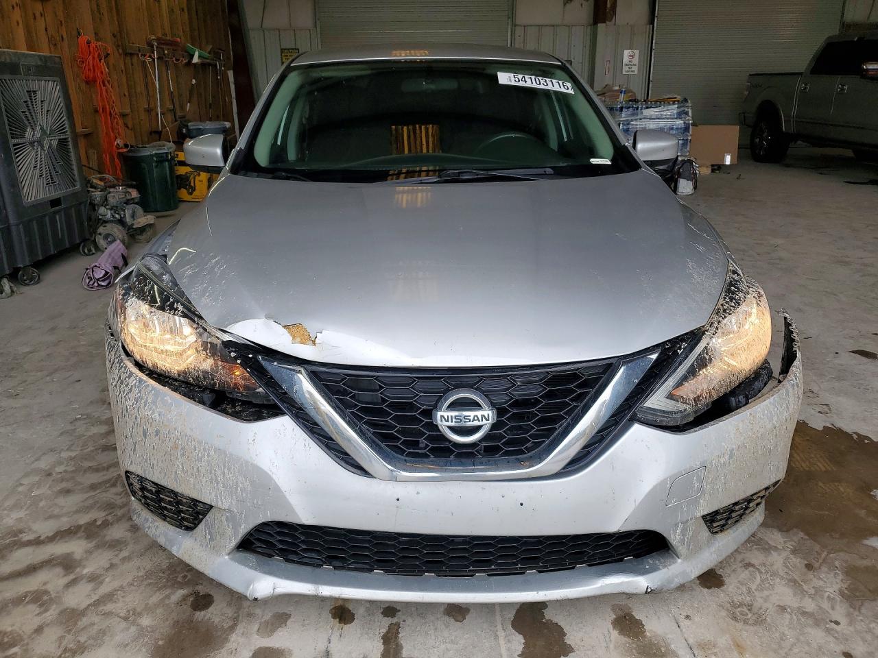 2017 Nissan Sentra Sv Silver vin: 3N1AB7AP0HY288545