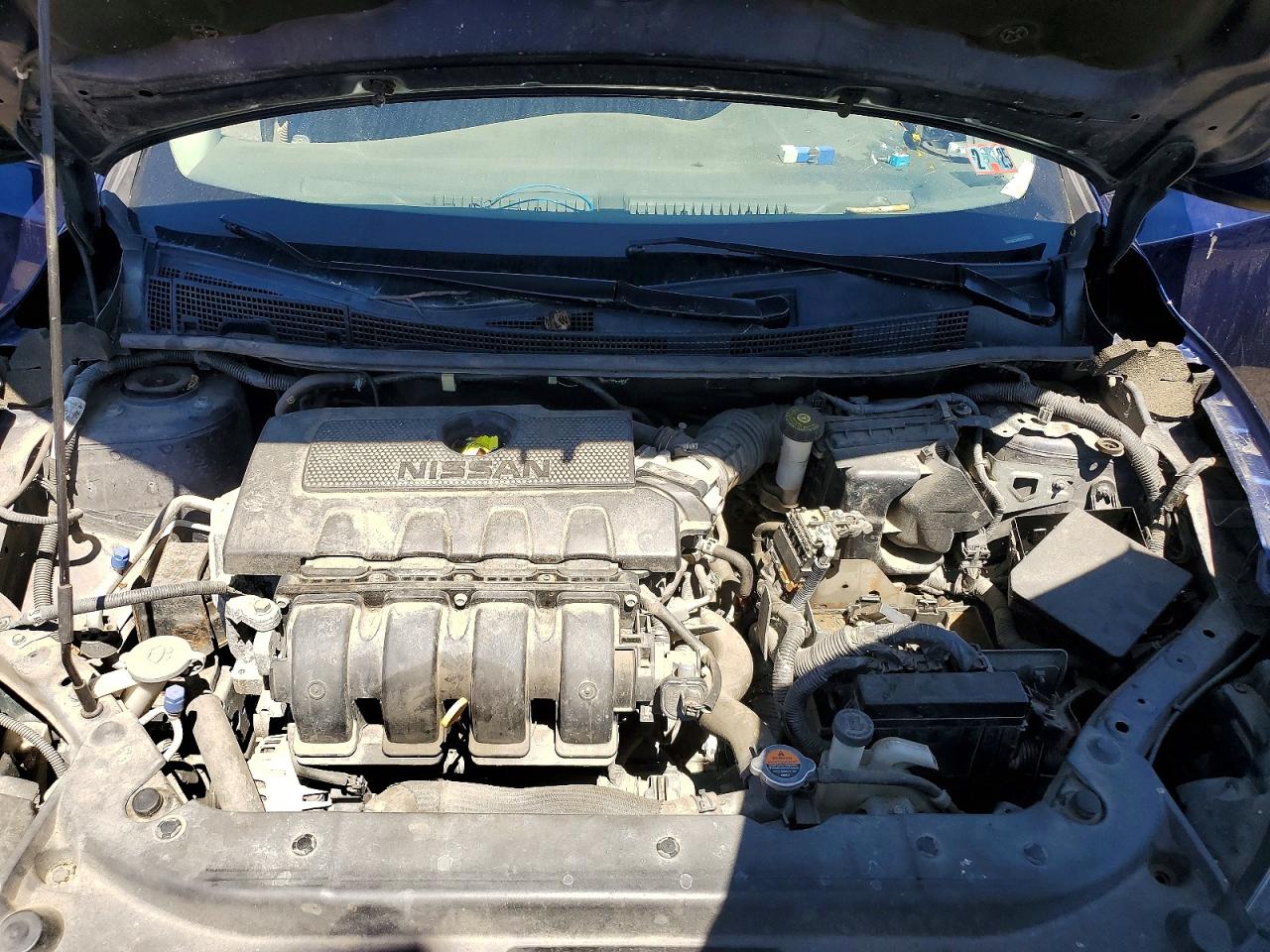 2017 Nissan Sentra Sv Blue vin: 3N1AB7AP0HY318885