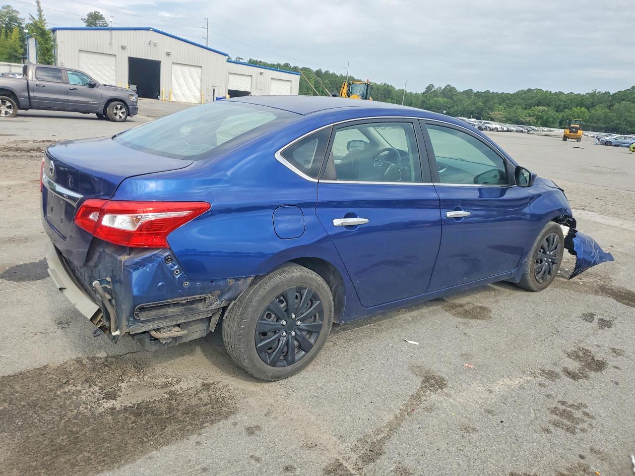 2017 Nissan Sentra S Blue vin: 3N1AB7AP0HY324640