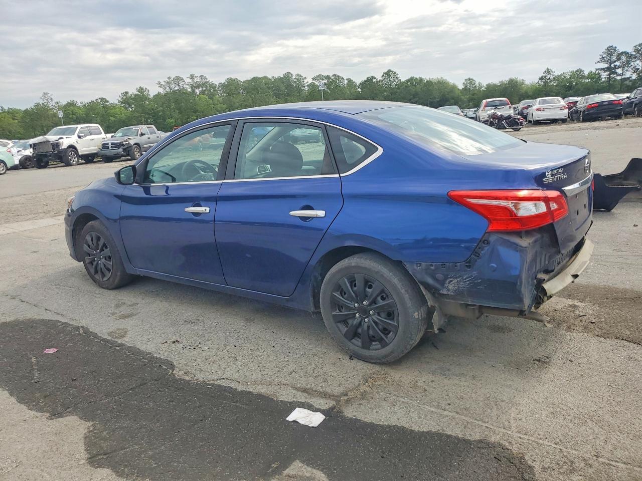 2017 Nissan Sentra S Blue vin: 3N1AB7AP0HY324640