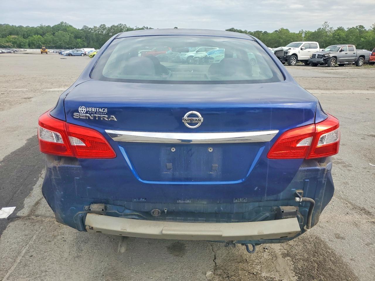 2017 Nissan Sentra S Blue vin: 3N1AB7AP0HY324640