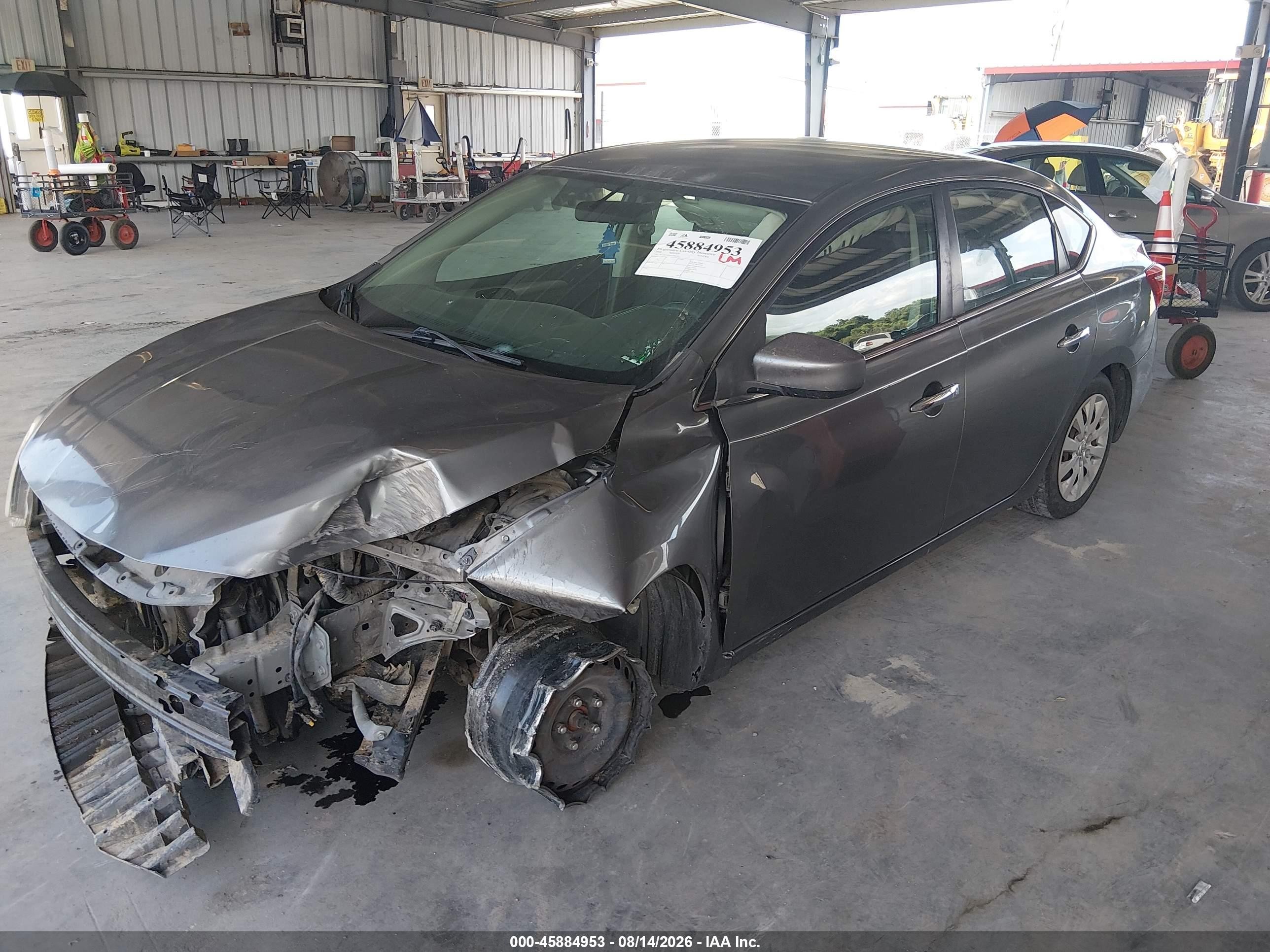 2018 Nissan Sentra S Gray vin: 3N1AB7AP0JY202530