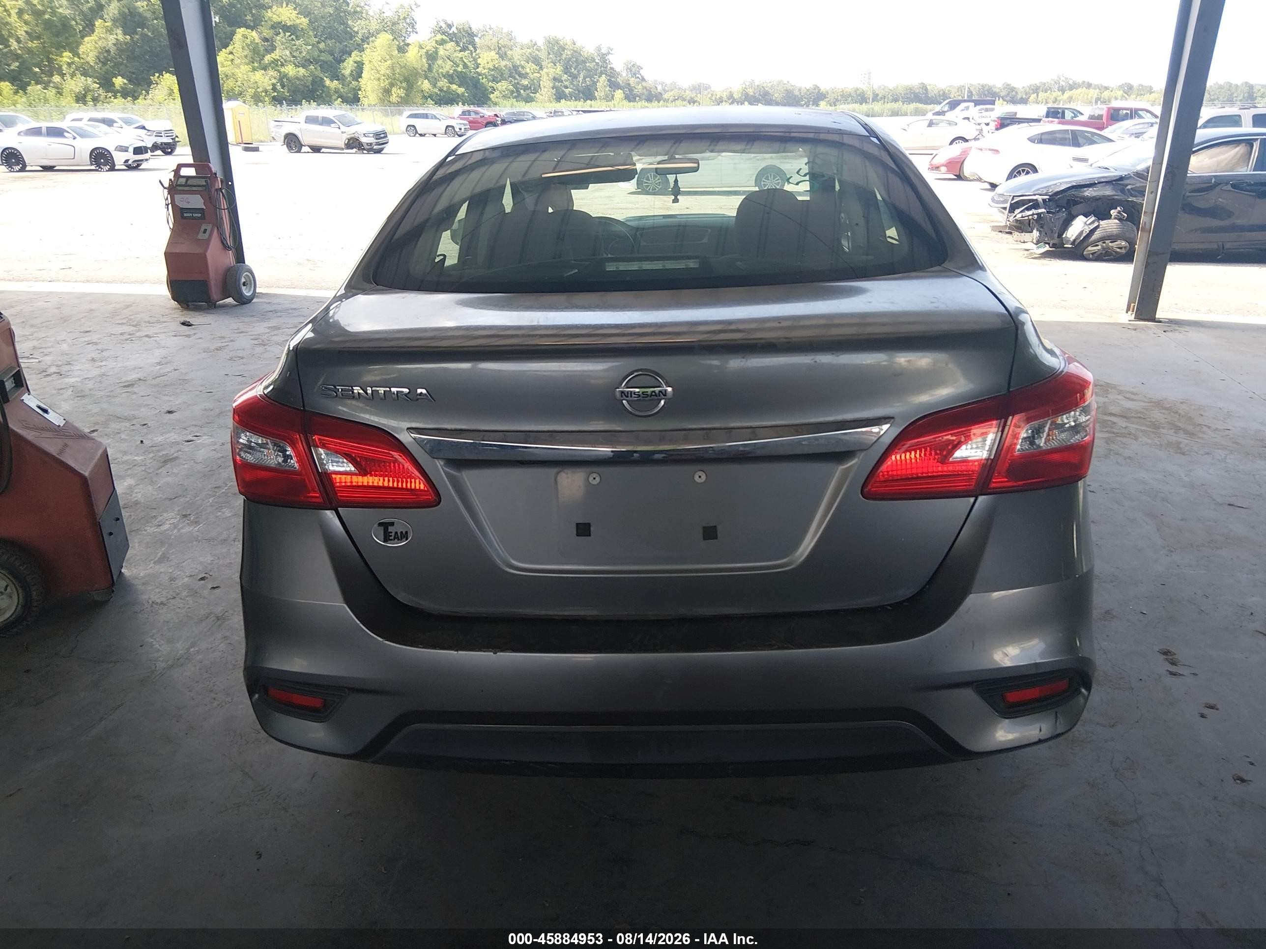 2018 Nissan Sentra S Gray vin: 3N1AB7AP0JY202530