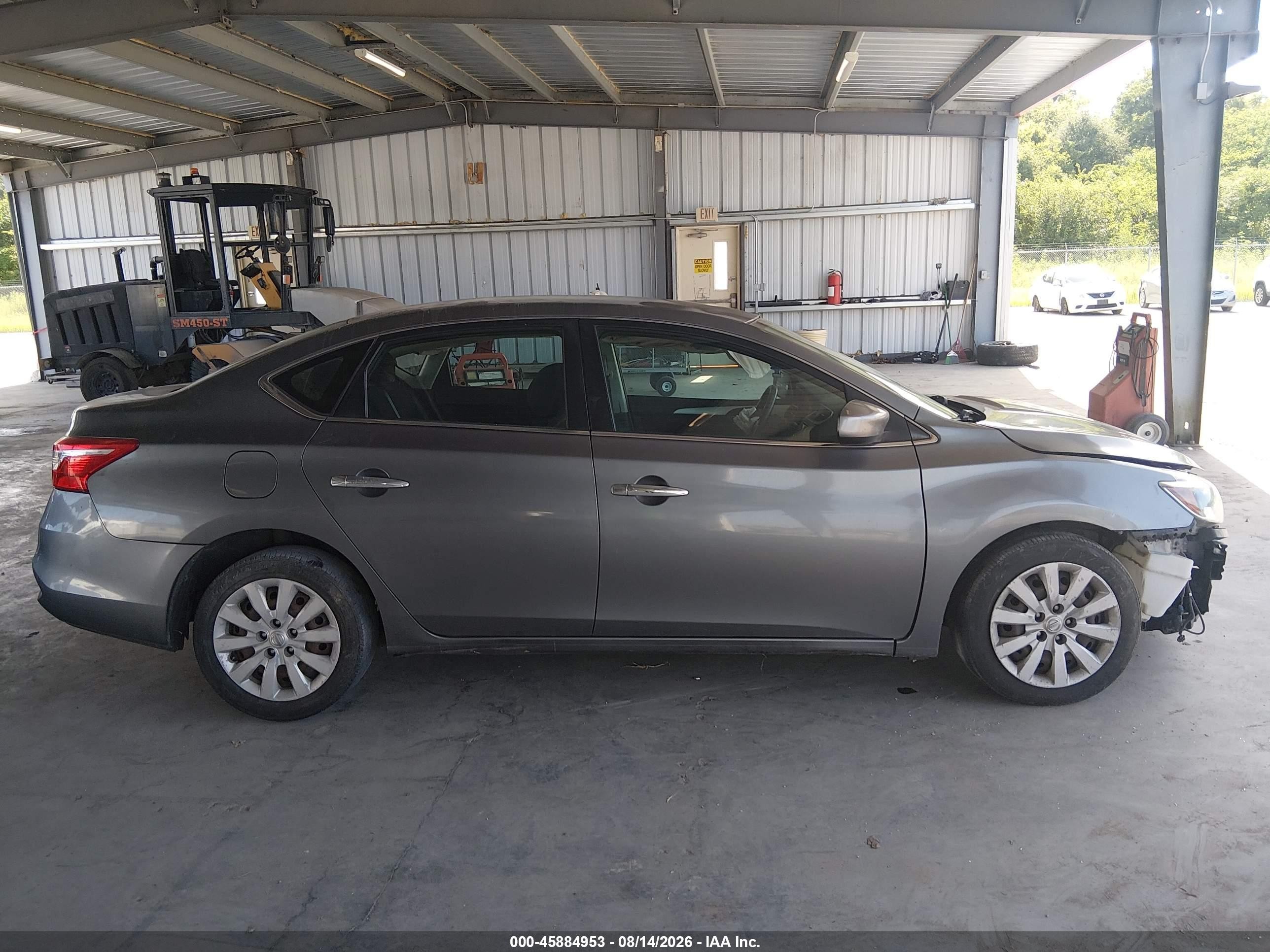 2018 Nissan Sentra S Gray vin: 3N1AB7AP0JY202530