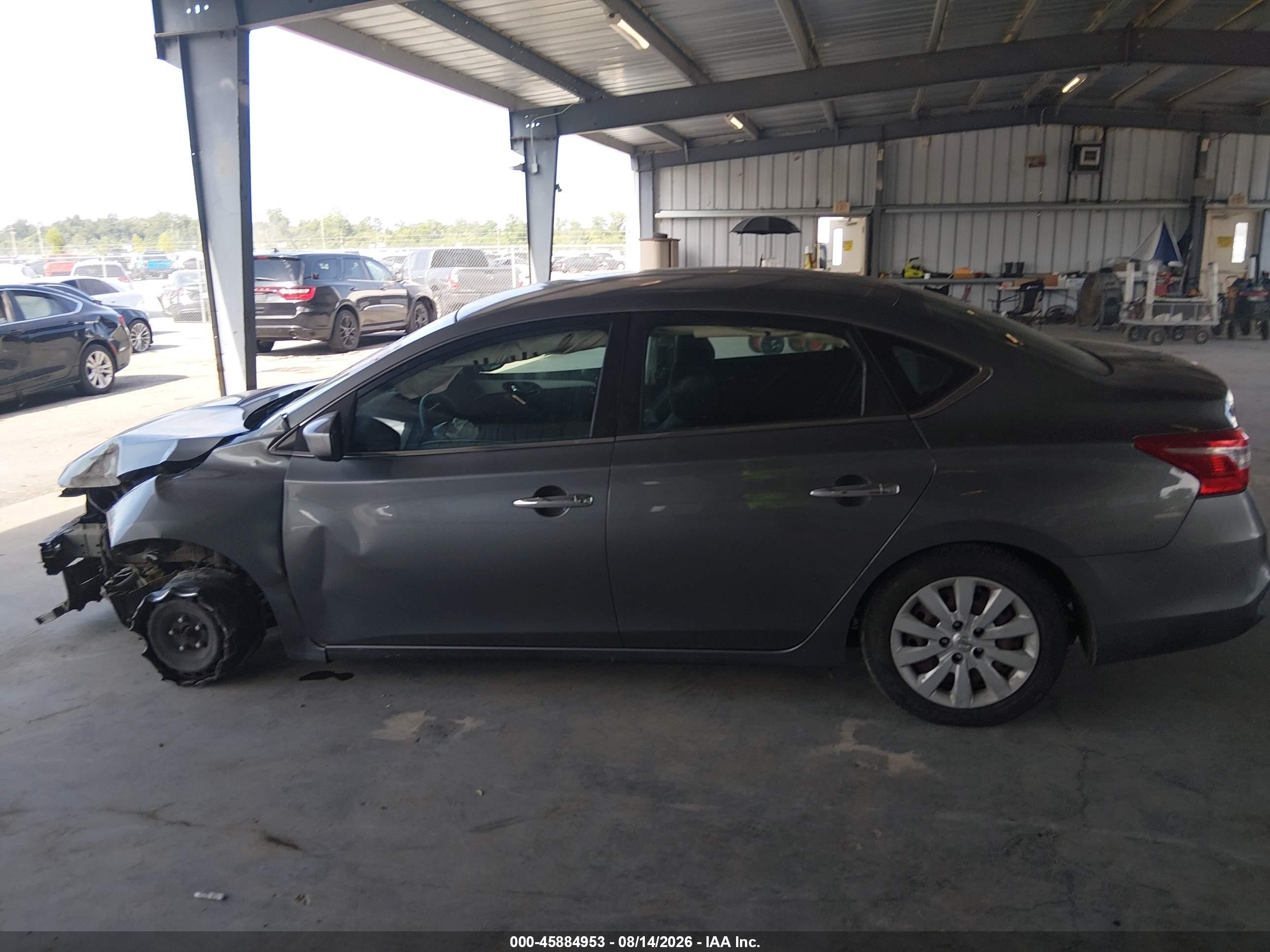 2018 Nissan Sentra S Gray vin: 3N1AB7AP0JY202530