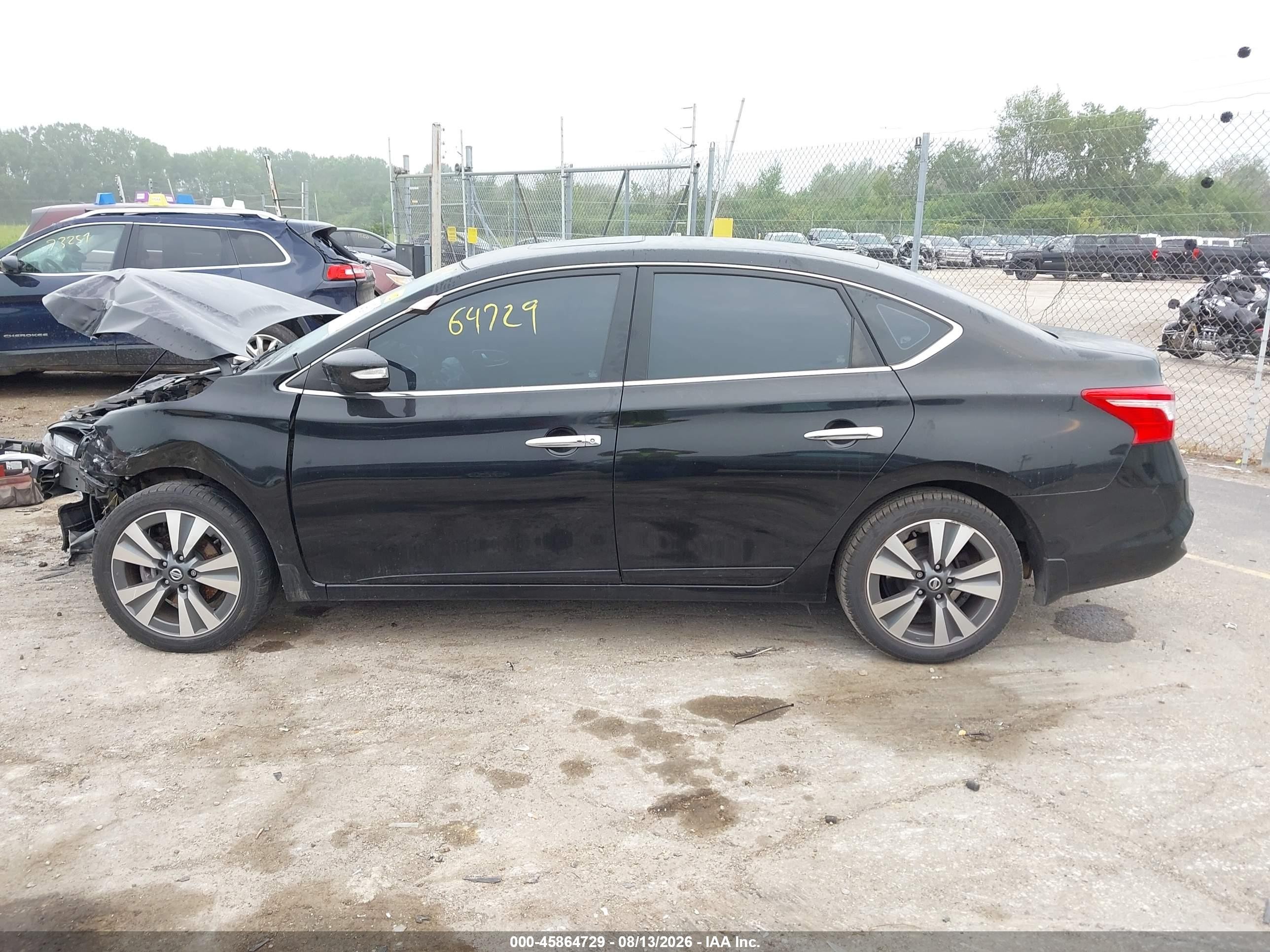 2018 Nissan Sentra Sl Black vin: 3N1AB7AP0JY212541
