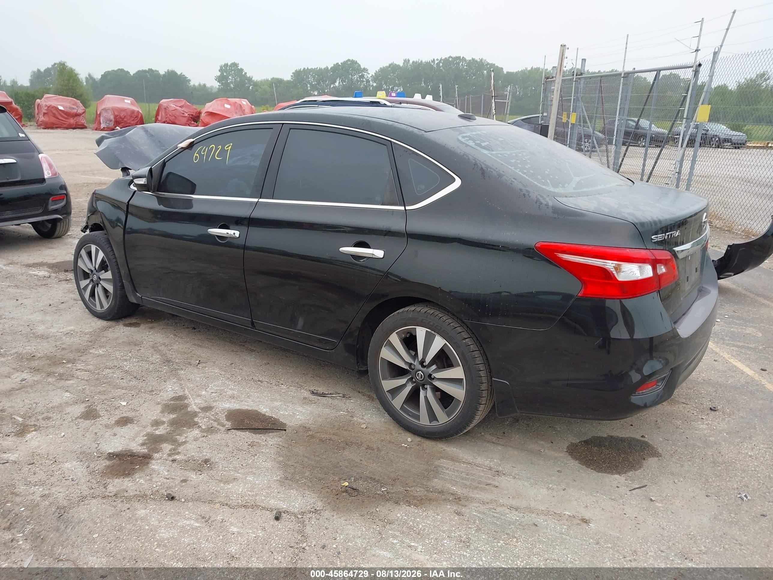 2018 Nissan Sentra Sl Black vin: 3N1AB7AP0JY212541