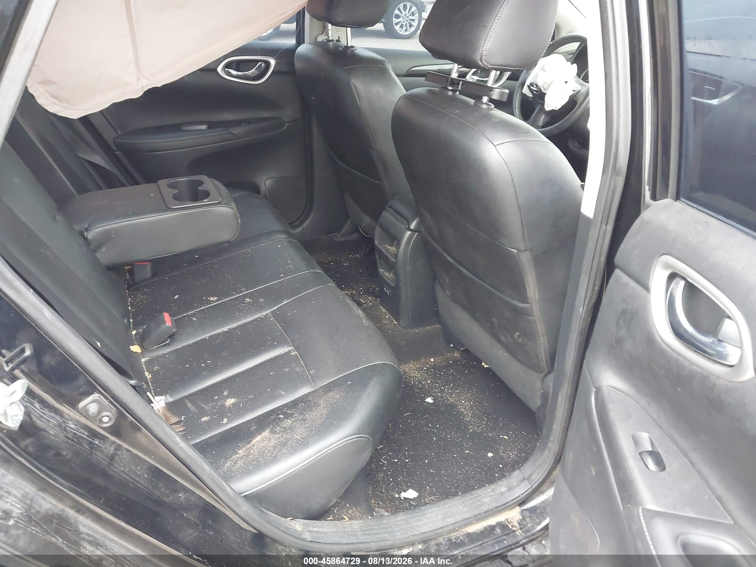 2018 Nissan Sentra Sl Black vin: 3N1AB7AP0JY212541
