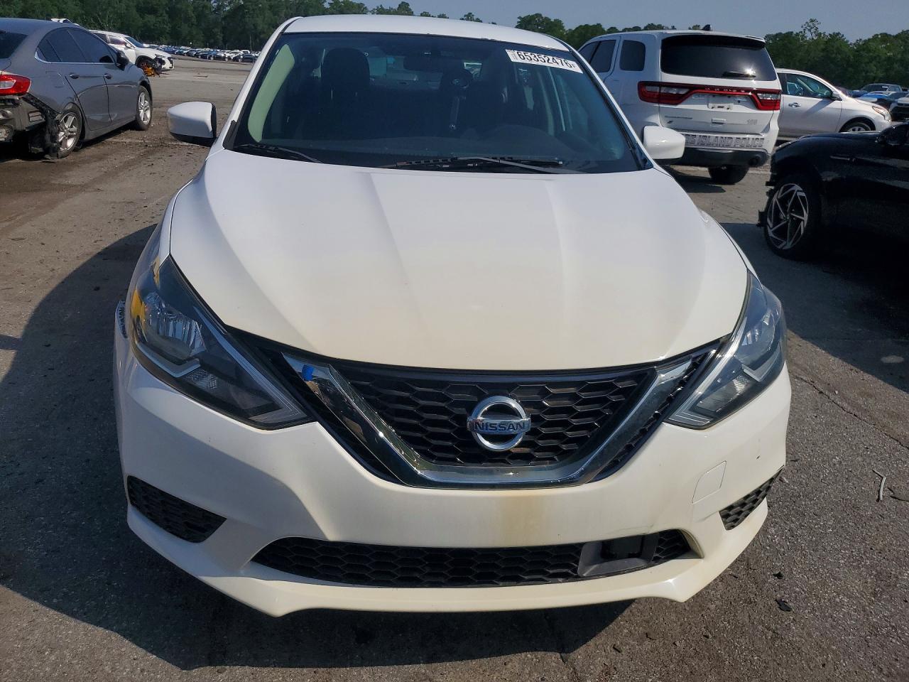 2018 Nissan Sentra Sv White vin: 3N1AB7AP0JY245734