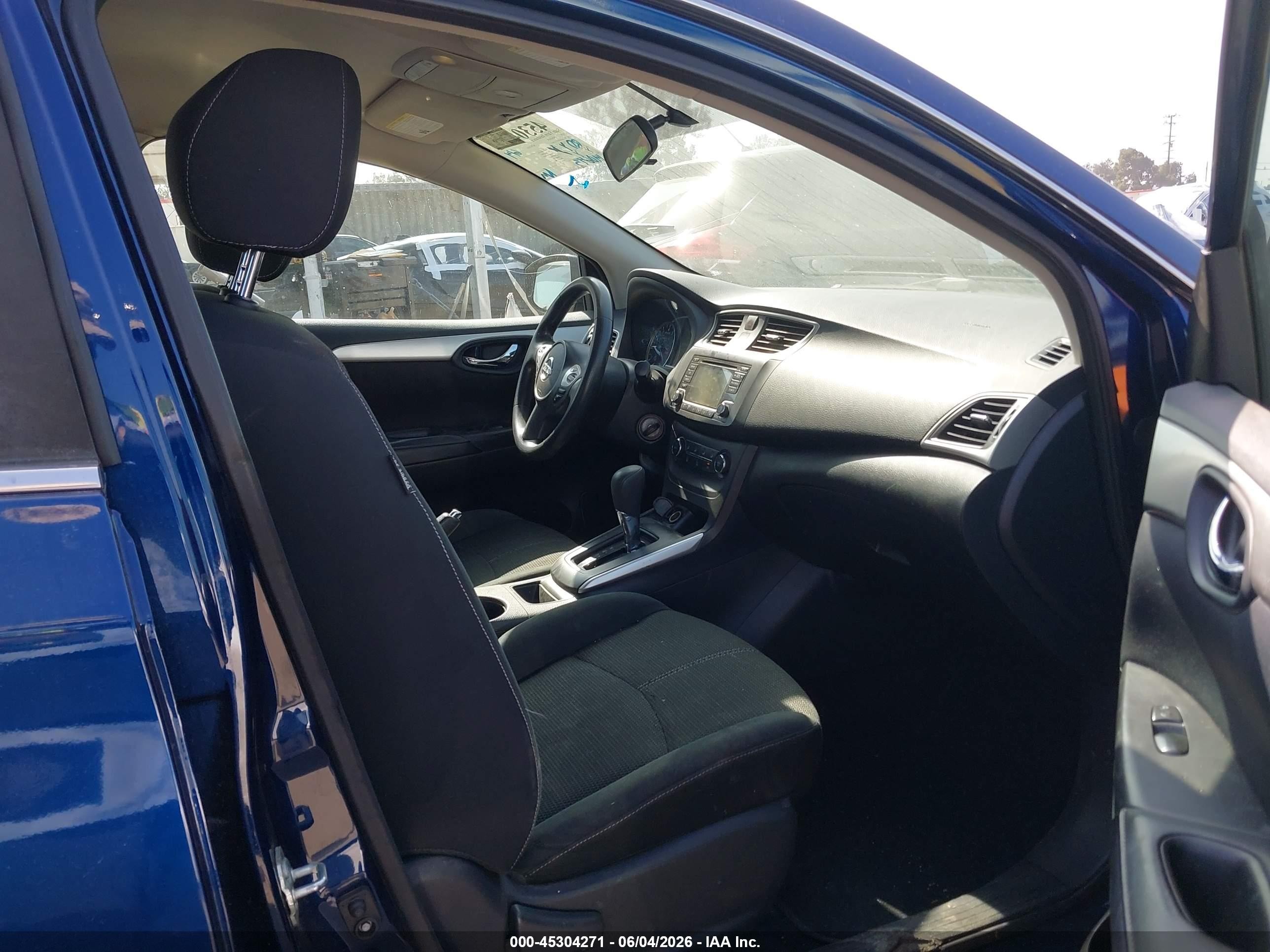 2018 Nissan Sentra S Blue vin: 3N1AB7AP0JY272092