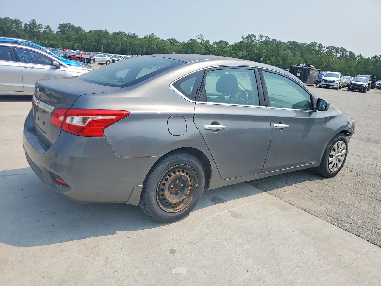 2018 Nissan Sentra S Gray vin: 3N1AB7AP0JY343274