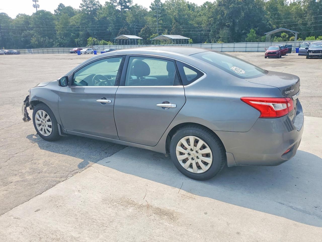 2018 Nissan Sentra S Gray vin: 3N1AB7AP0JY343274