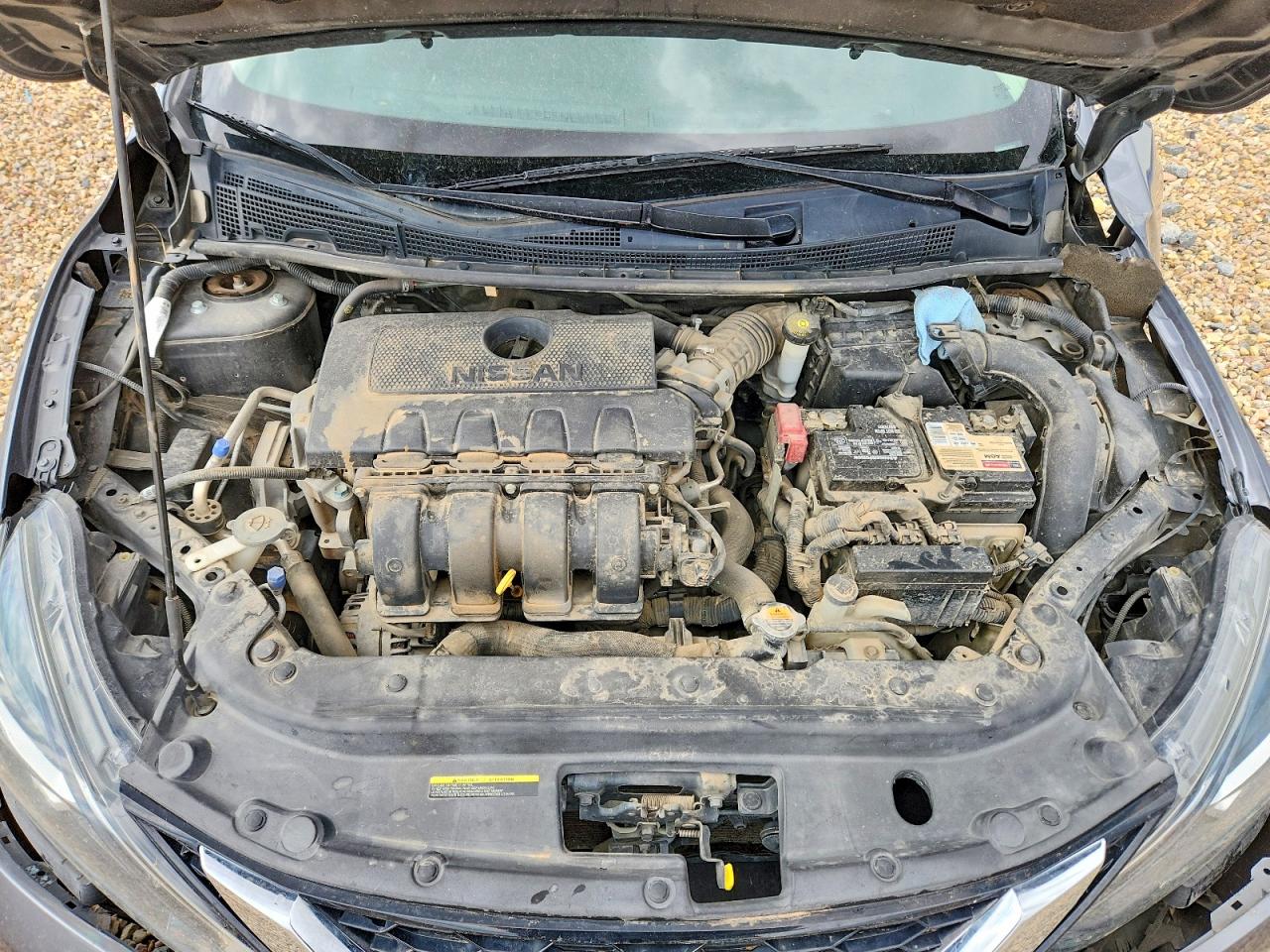 2019 Nissan Sentra Sv Gray vin: 3N1AB7AP0KL625221