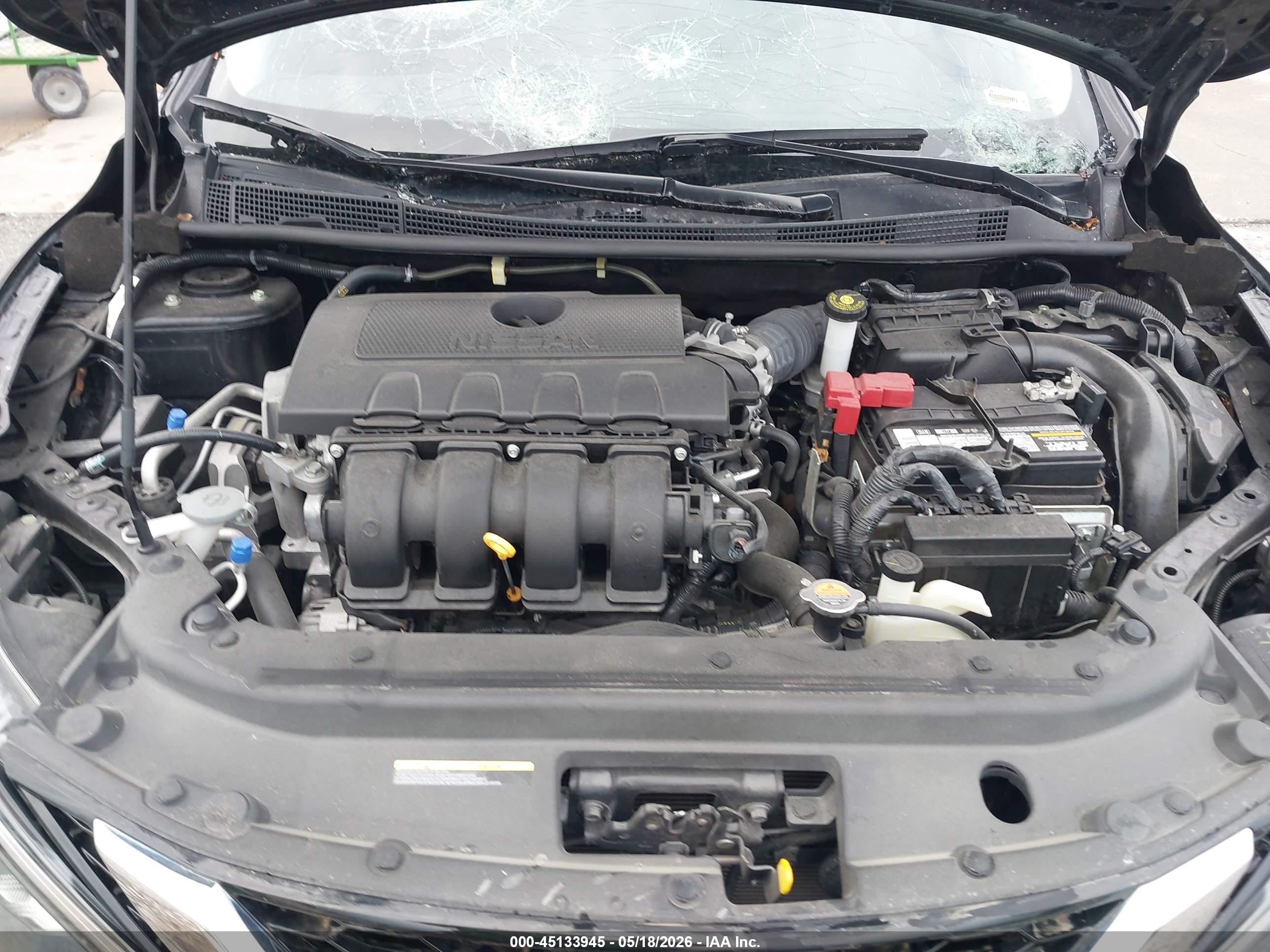 2019 Nissan Sentra Sv Черный vin: 3N1AB7AP0KY240714