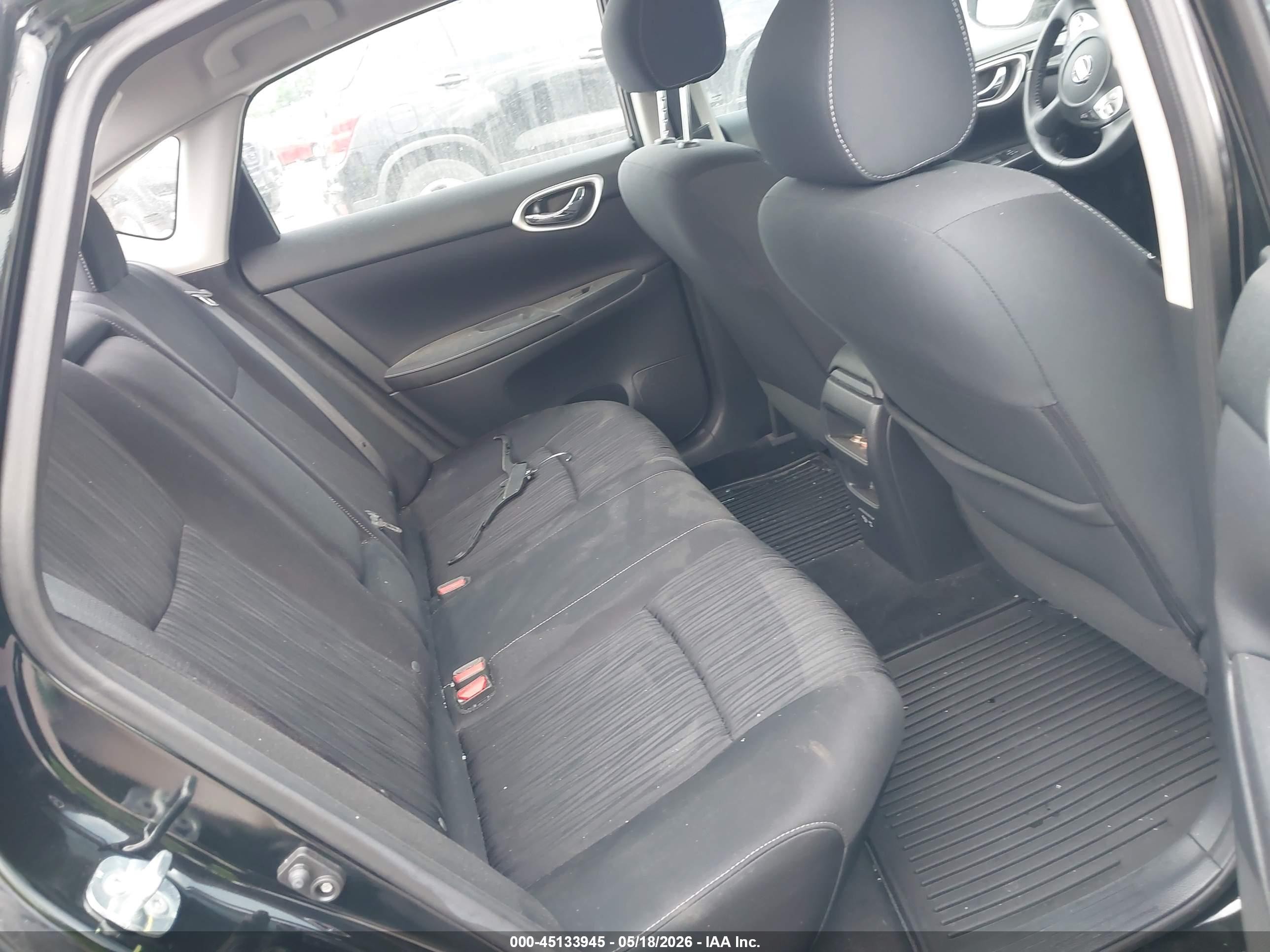 2019 Nissan Sentra Sv Черный vin: 3N1AB7AP0KY240714