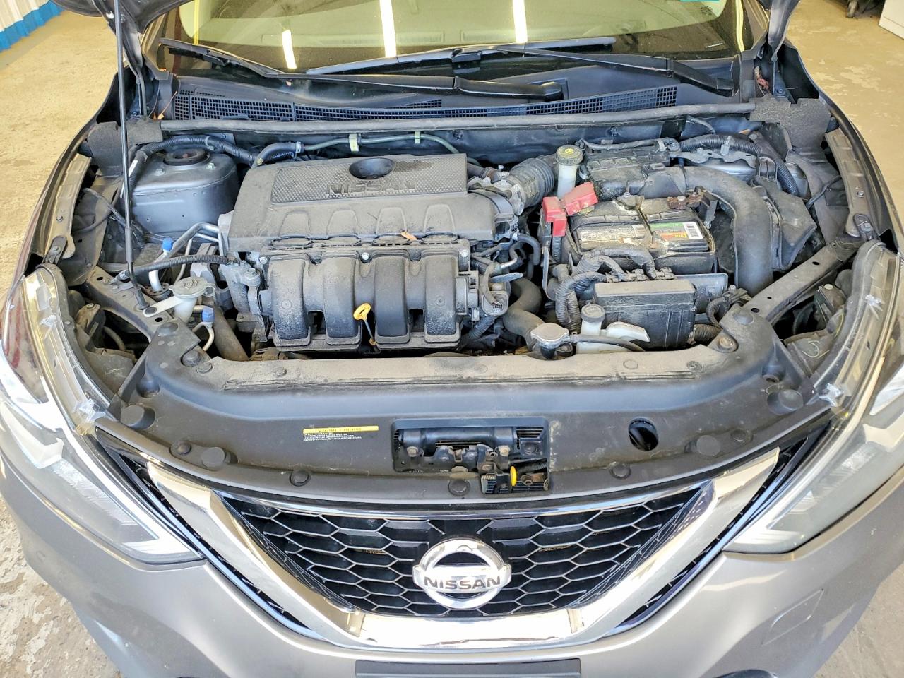 2019 Nissan Sentra Sv Gray vin: 3N1AB7AP0KY257769