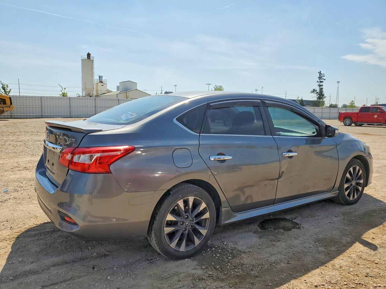 2019 Nissan Sentra Sr Серый vin: 3N1AB7AP0KY342658