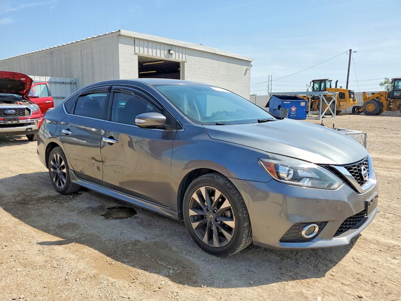 2019 Nissan Sentra Sr Серый vin: 3N1AB7AP0KY342658