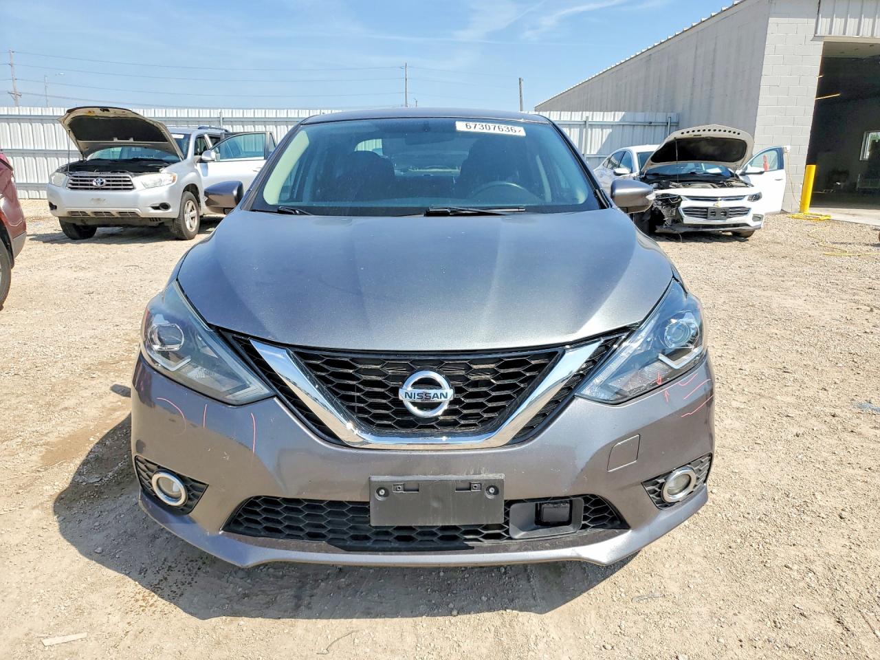2019 Nissan Sentra Sr Серый vin: 3N1AB7AP0KY342658