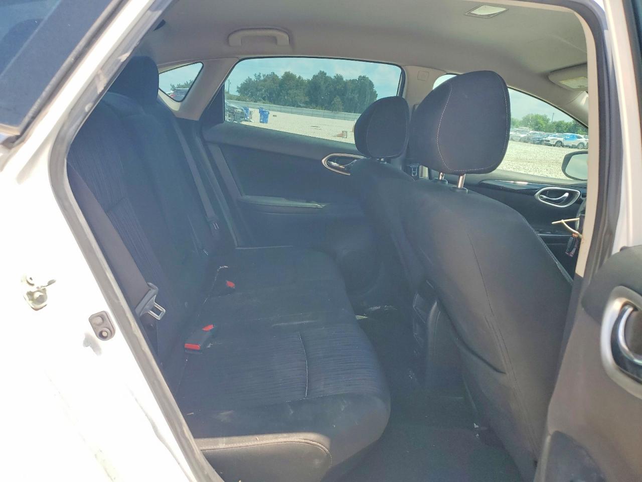 2019 Nissan Sentra Sv White vin: 3N1AB7AP0KY348315