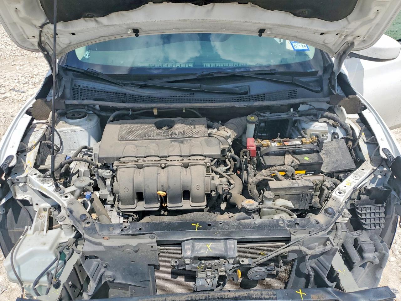 2019 Nissan Sentra Sv White vin: 3N1AB7AP0KY348315