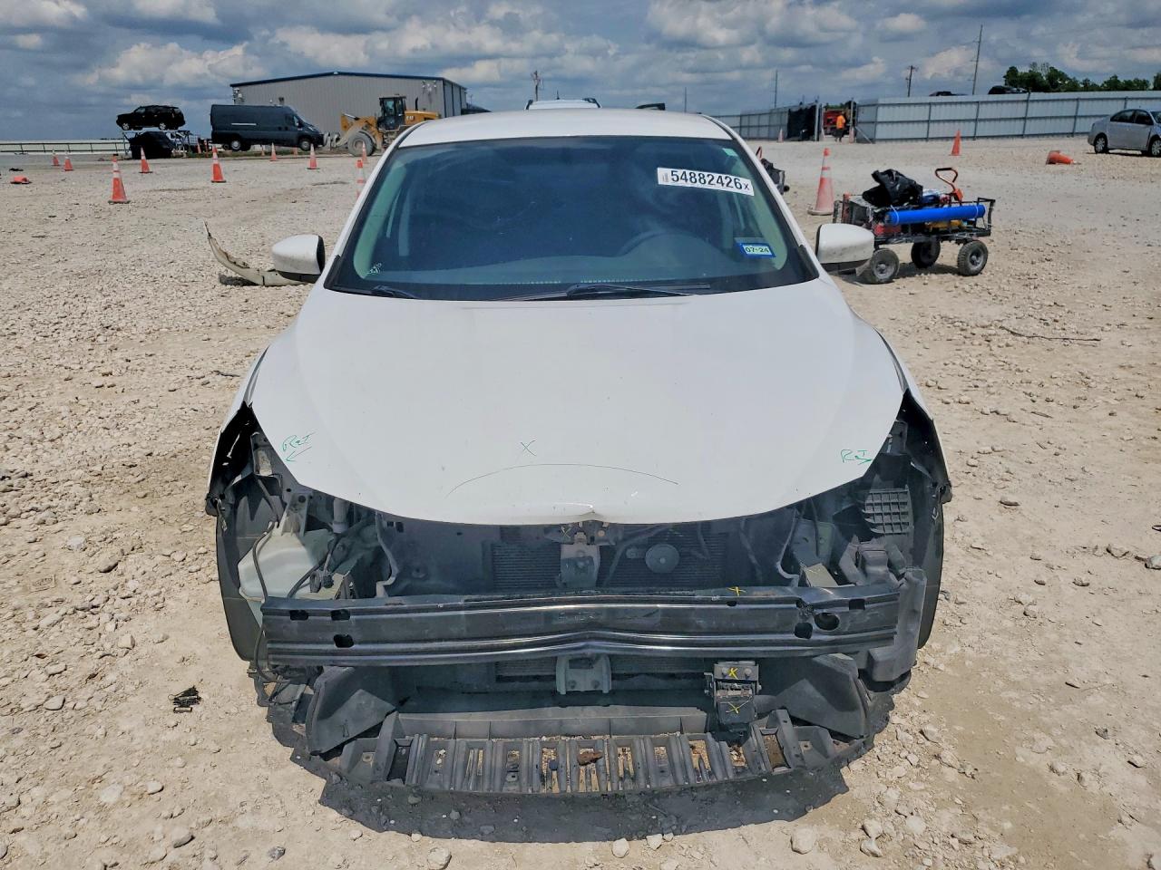 2019 Nissan Sentra Sv White vin: 3N1AB7AP0KY348315